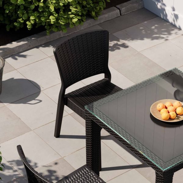 Venge 4 Kişilik Dış Mekan Masa Sandalye Takımı 80x80