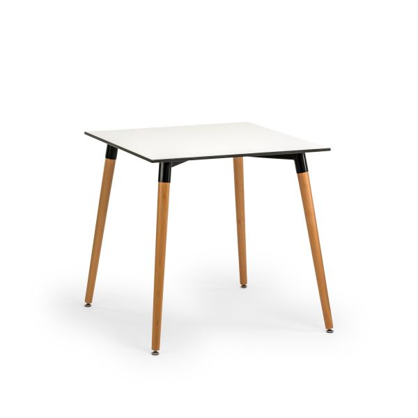 Beyaz Compact Kare Masa 90x90 Modern Mutfak Masası