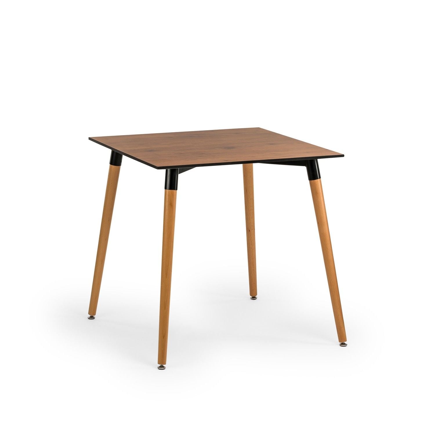 Novecento Ahşap Ayaklı Compact Kare Mutfak Masası 77x77 cm