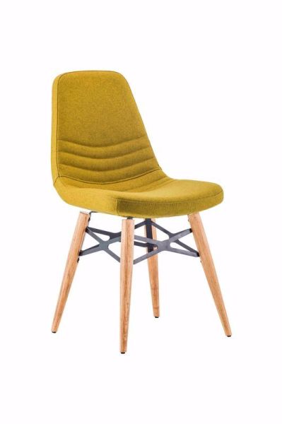 Mavi Kumaş Estetik ve Dayanıklı Tasarım: Parker Sandalye Modeli