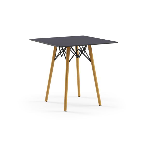 Compact Masa 90x90 Antrasit Restaurant Masası