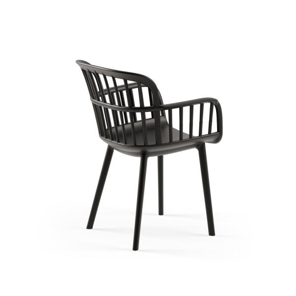 Siyah Katlanır Dış Mekan Bahçe Masa Sandalye Takımı 4 Kişilik 80x80 cm – Otel, Restoran, Kafe, Balkon ve Teras İçin Dayanıklı Set