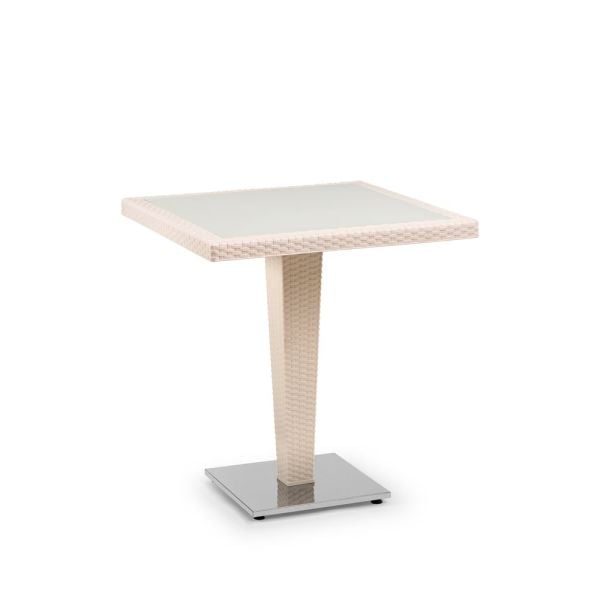 Siyah Cafe Bahçe Masa 70x70.cm