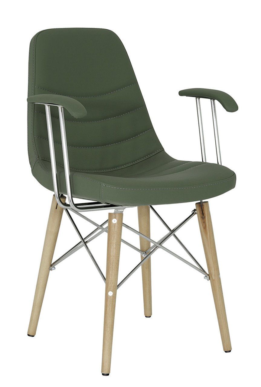 Rose Yeşil Kollu Sandalye: Ergonomik ve Şık Tasarım