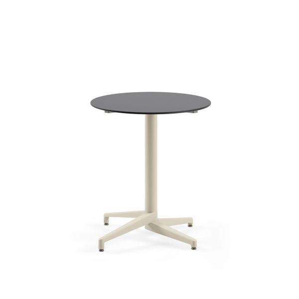 Compact Antrasit Kafe Masası – Paslanmaz, Dayanıklı ve Şık Tasarım (70 cm Çap)