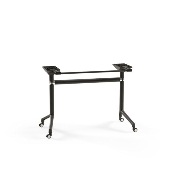 Beyaz Mermer Compact Katlanır Tekerlekli Ofis Masası