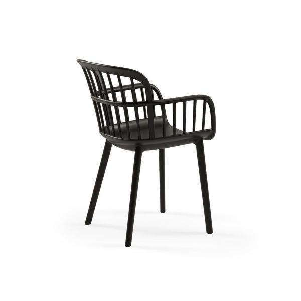 Modern Siyah Bahçe Sandalyesi