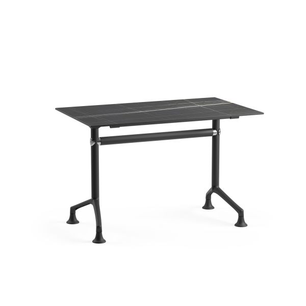 Siyah Mermer Compact Katlanır Ofis Çalışma Masası