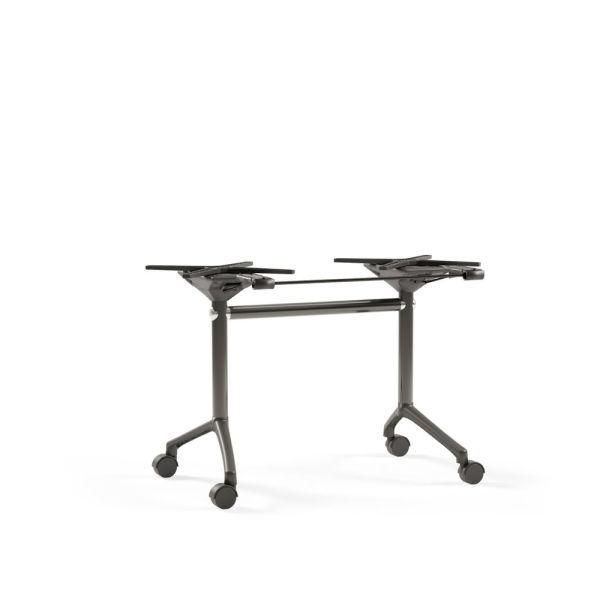 Tekerlekli Katlanabilir Beyaz Compact Ofis Masası 80x140