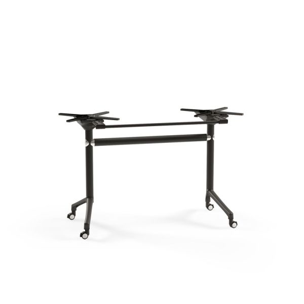 Tekerlekli Katlanabilir Beyaz Compact Ofis Masası 80x140