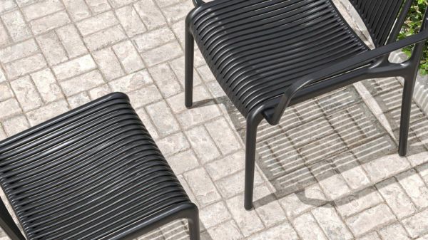 Saks Mavi Modern Dış Mekan Bahçe Sandalye