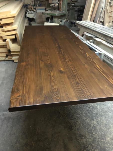 Kütük Masa Üstü Tablası Ceviz Rengi 240x100.cm
