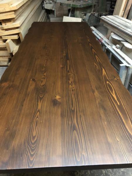 Kütük Masa Üstü Tablası Ceviz Rengi 240x100.cm