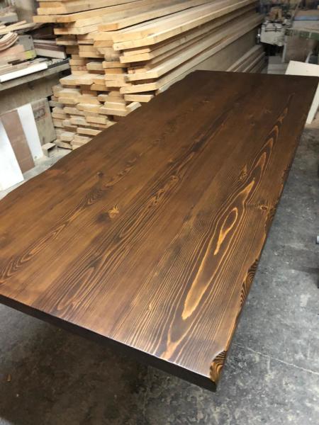 Kütük Masa Üstü Tablası Ceviz Rengi 240x100.cm