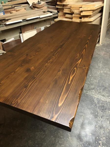 Kütük Masa Üstü Tablası Ceviz Rengi 260x100.cm