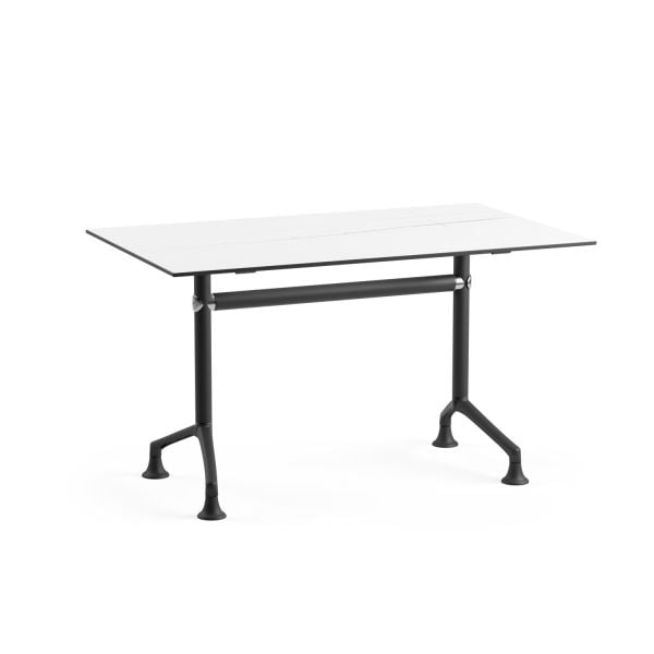 Beyaz Mermer Compact Katlanabilir Ofis Masası 80x140