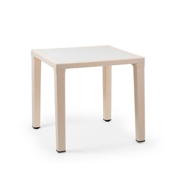 Antrasit Dış Mekan Bahçe Masası 80x80.cm