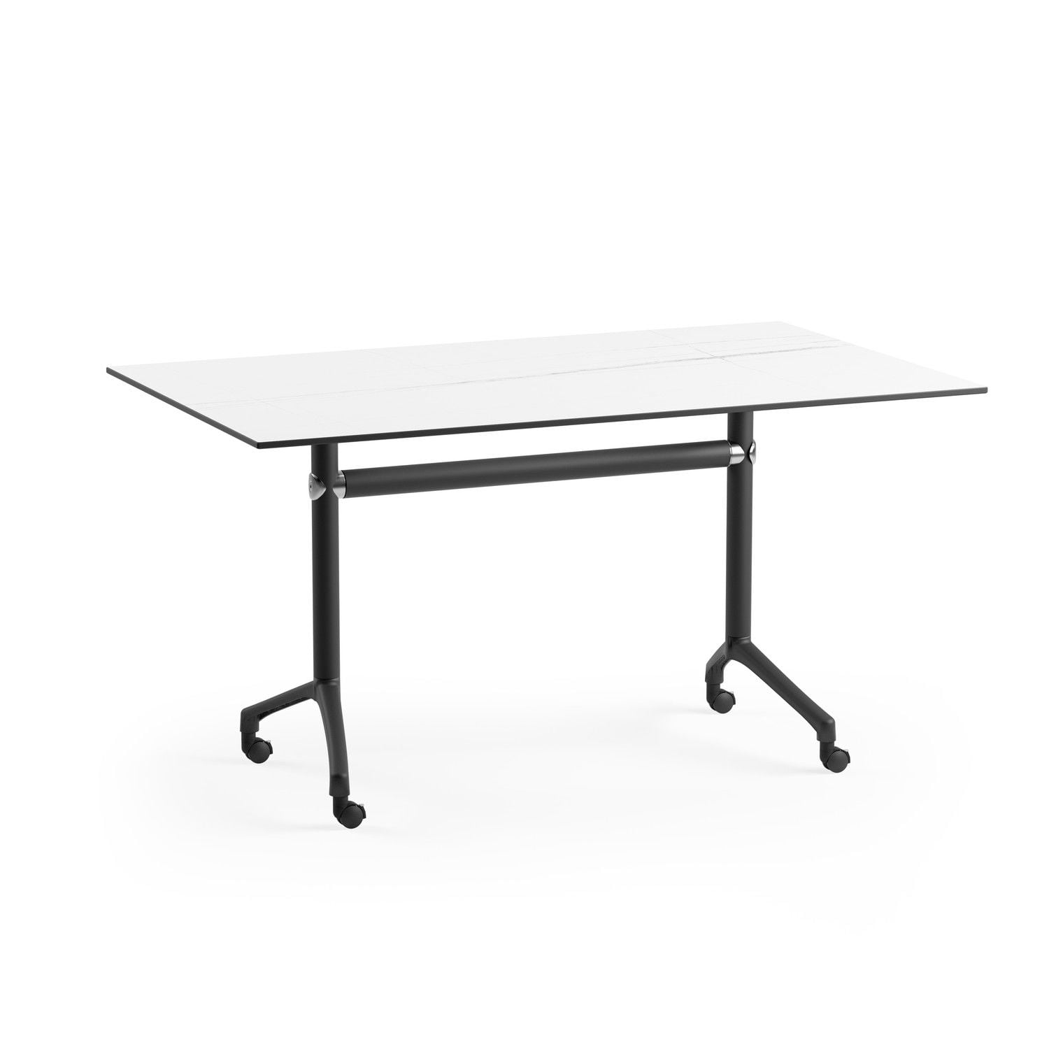 Compact Tekerlekli Katlanır Ofis Çalışma Masası 90x150