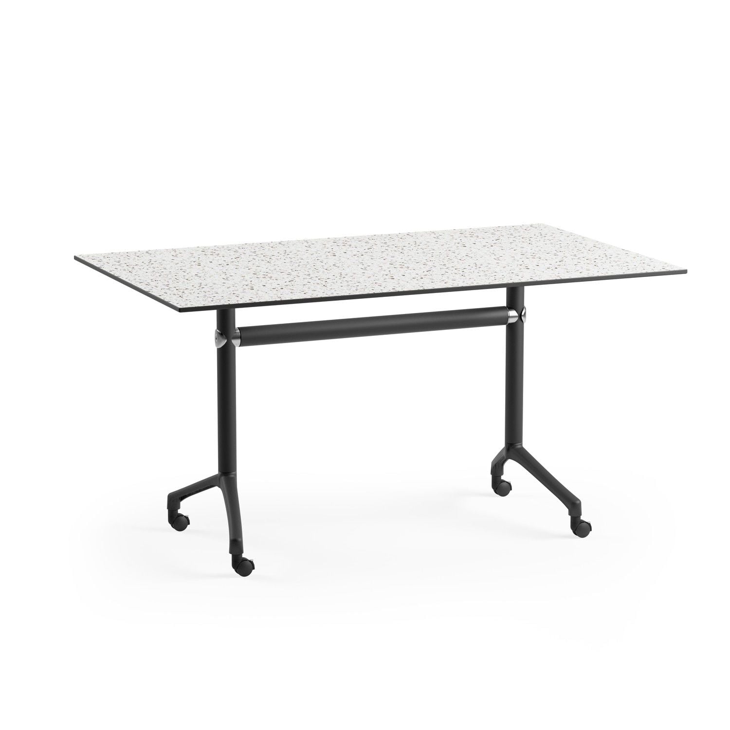 Terrazzo Compact Tekerlekli Katlanır Çalışma Masası 90x150