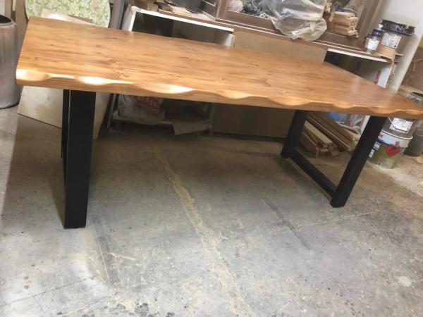 Kütük Salon Masası Açık Ceviz 200x100.cm