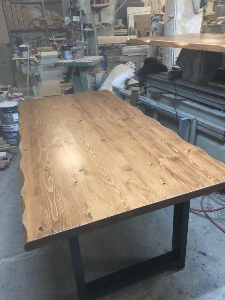 Kütük Salon Masası Açık Ceviz 200x100.cm