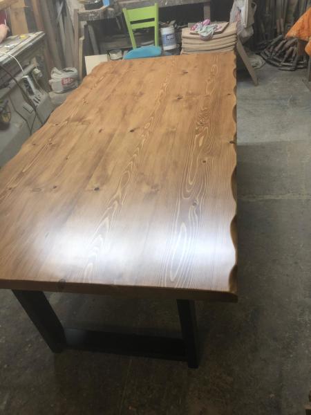Kütük Salon Masası Açık Ceviz 200x100.cm