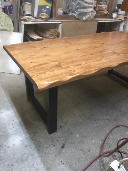 Kütük Salon Masası Açık Ceviz 200x100.cm