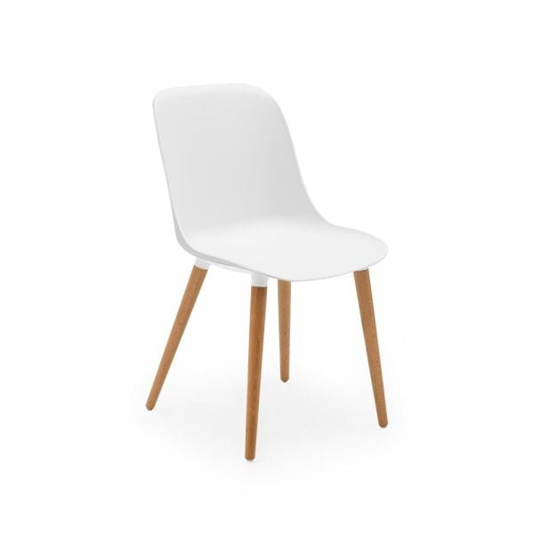 Conpact laminat siyah mermer ahşap ayak 6 Kişilik masa sandalye takımı