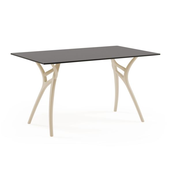 Antrasit Mutfak Masası 77x120 Compact Laminat