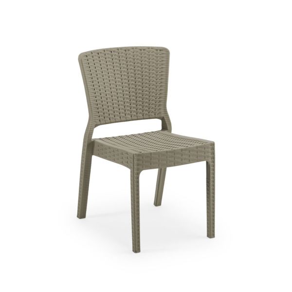 Vizon 4 Kişilik Bahçe Masa Sandalye Takımı 90x90 cm