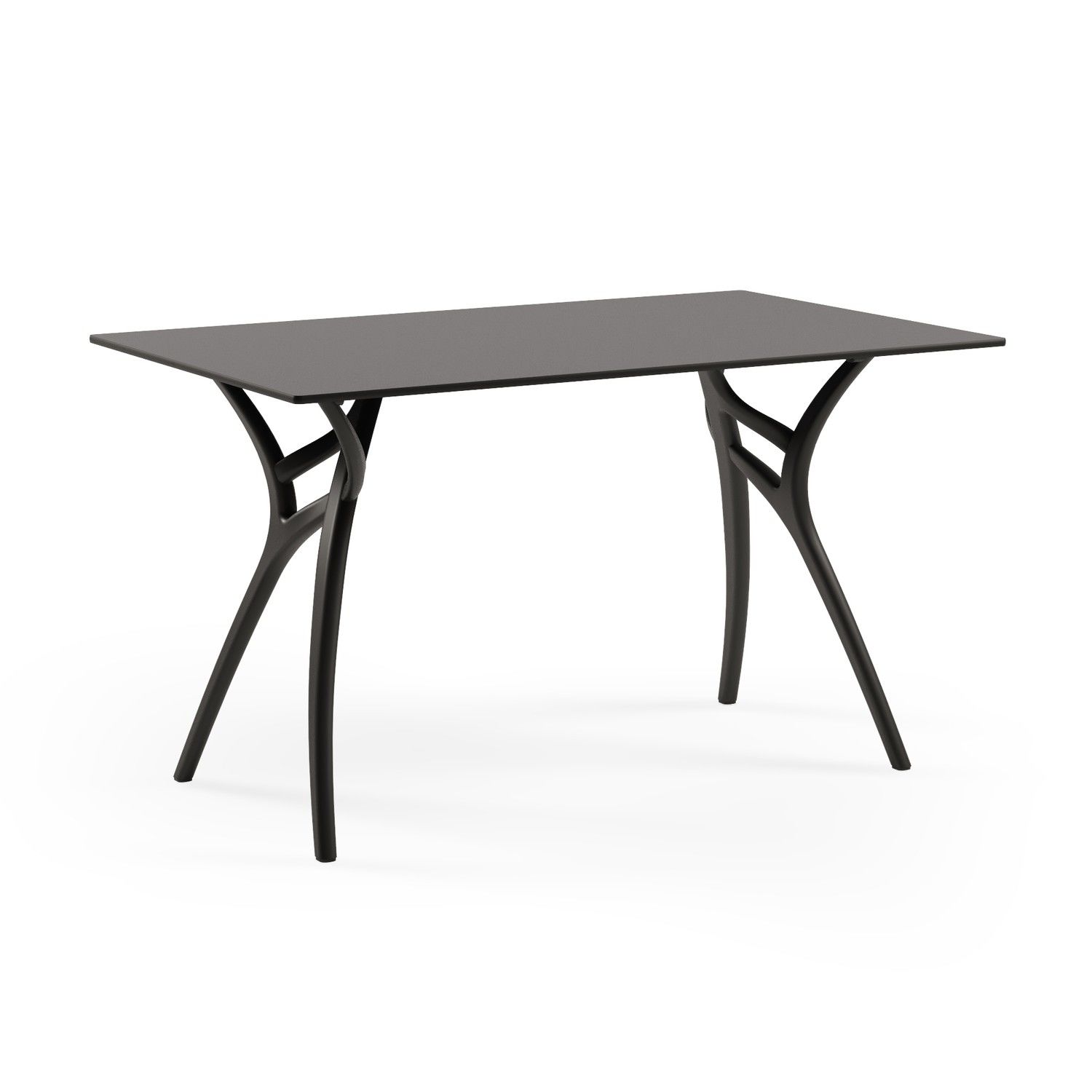 Antrasit Compact Laminat Dış Mekan Masası 77x120 cm