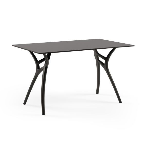 Antrasit Compact Laminat Dış Mekan Masası 77x120 cm