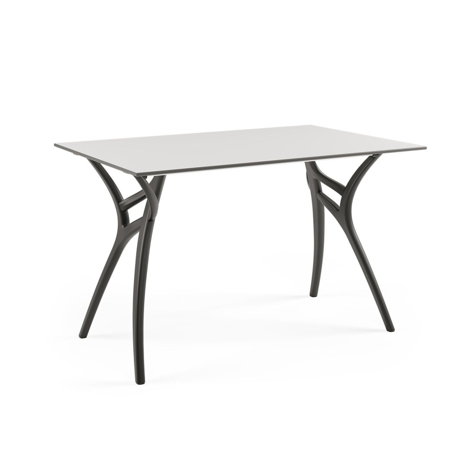 Beyaz Compact Laminat Mutfak Masası 77x120 cm