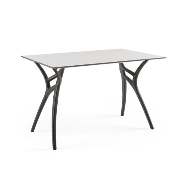 Beyaz Compact Laminat Mutfak Masası 77x120 cm