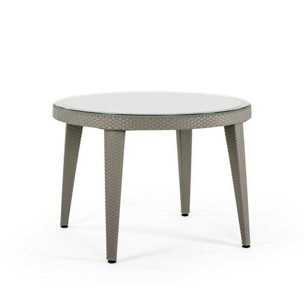 Vizon Rattan Bahçe Masa Sandalye Seti 4 Kişilik 110 cm