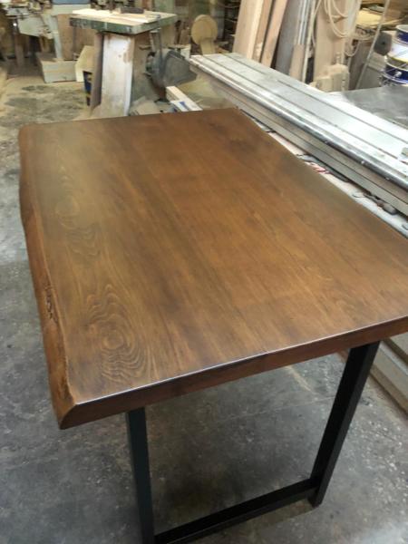 Doğal Kenar Kütük Bar Masası 120x80x105.cm
