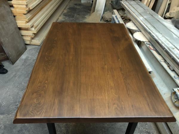 Doğal Kenar Kütük Bar Masası 120x80x105.cm