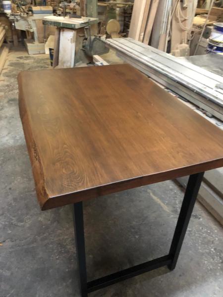 Doğal Kenar Kütük Bar Masası 120x80x105.cm