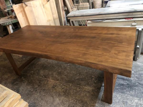 DOĞAL KENAR KÜTÜK MASA 90x190.cm