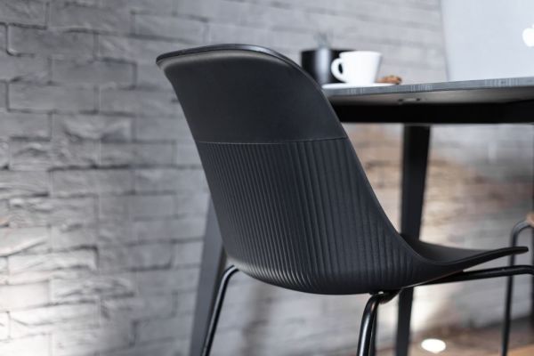 Metal Ayak Plastik Rahat Oturumlu Modern Haki Yeşil Mutfak Sandalyesi