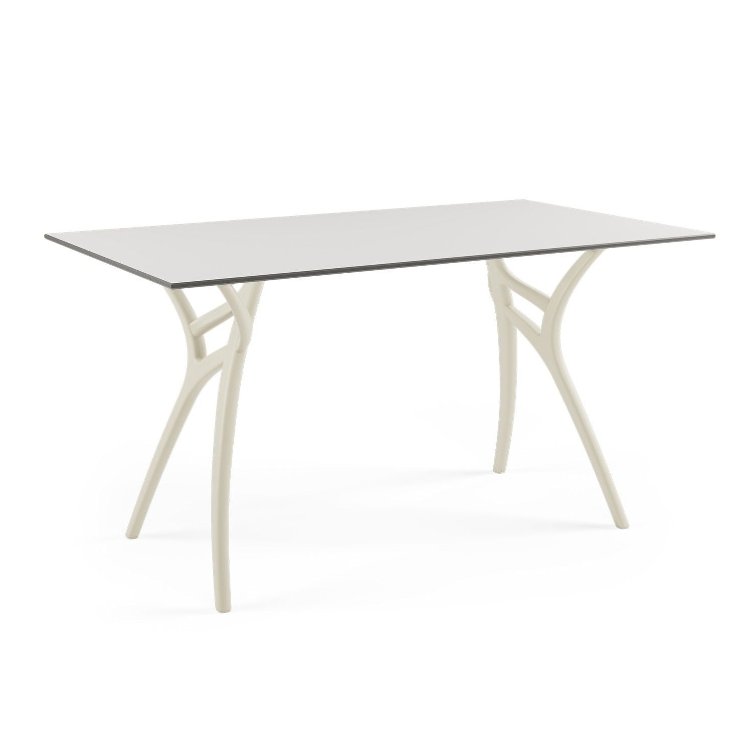 Beyaz Compact Restoran Masası 80x140 cm