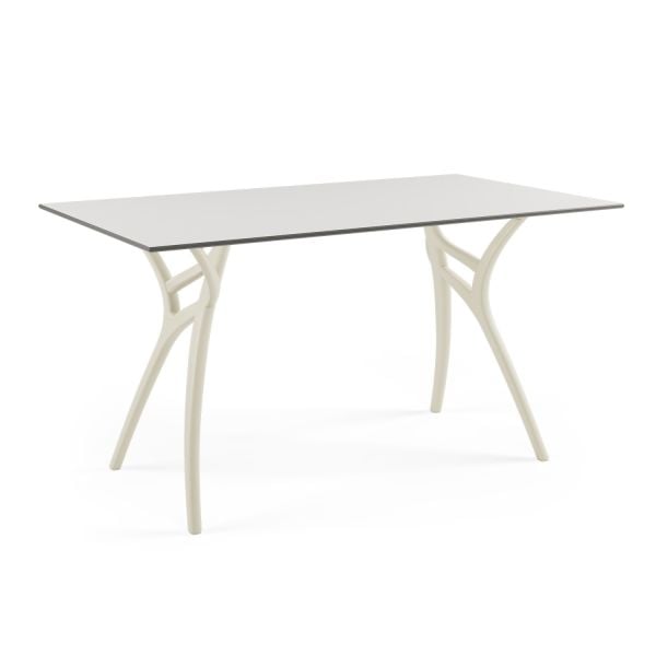 Beyaz Compact Restoran Masası 80x140 cm