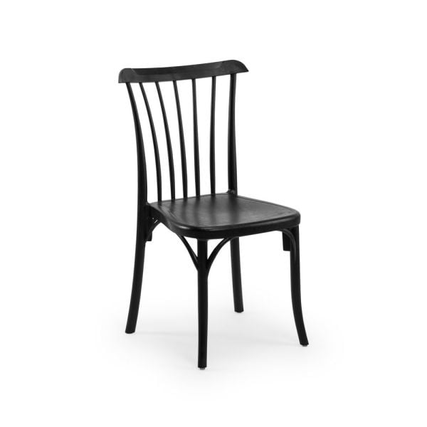 2 KİŞİLİK SİYAH CAFE BAHÇE MASA SANDALYE TAKIMI