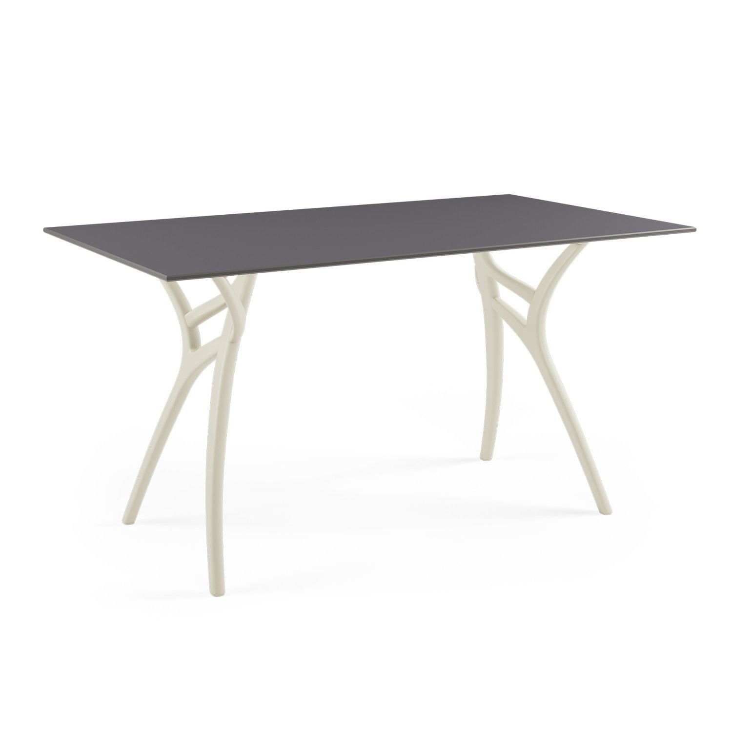 Antrasit Compact Mutfak Yemek Masası 80x140 cm