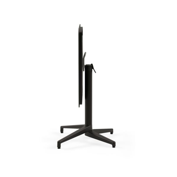 Siyah 2 Kişilik Katlanır Bahçe Masa Sandalye Takımları 70x70