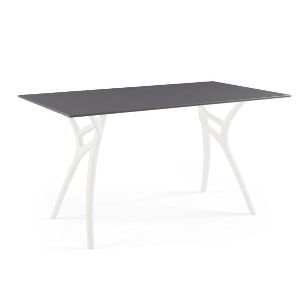 Antrasit Compact Modern Bahçe Yemek Masası 80x140