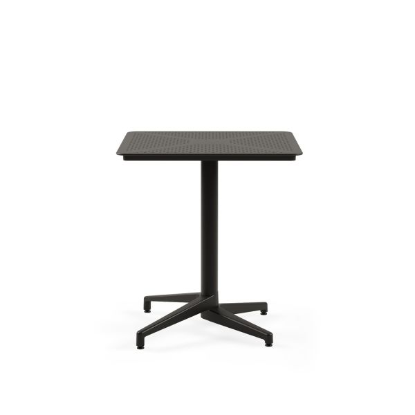 Siyah 2 Kişilik Bahçe Masa Sandalye Takımı 70x70 Set