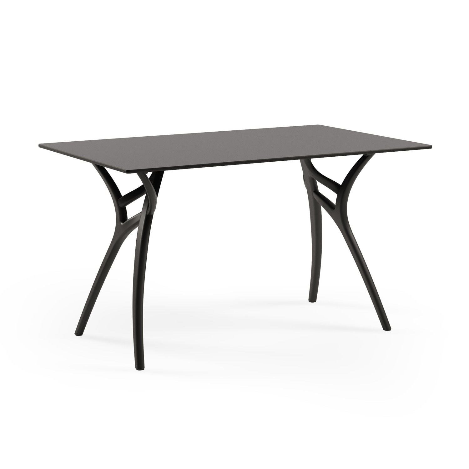 Antrasit Compact Bahçe ve Mutfak Masa 80x140 Dayanıklı