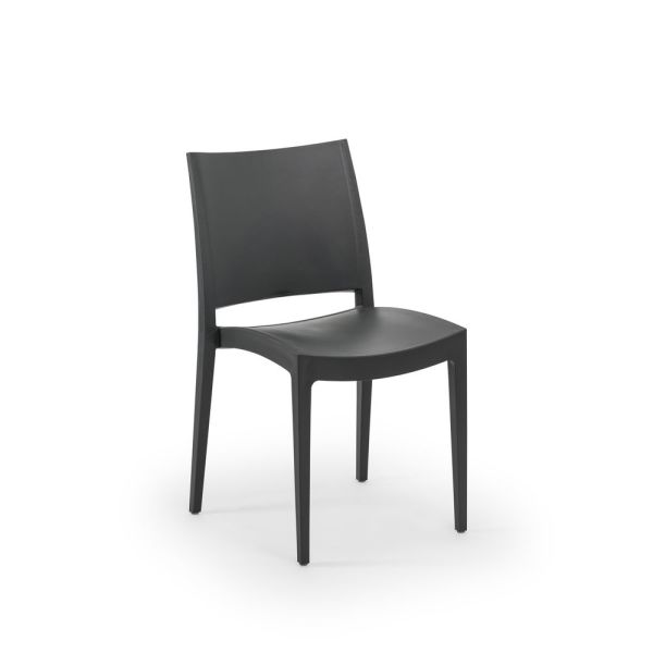 Antrasit 2 Kişilik Yuvarlak Bahçe Masa Sandalye Takımı 60 cm