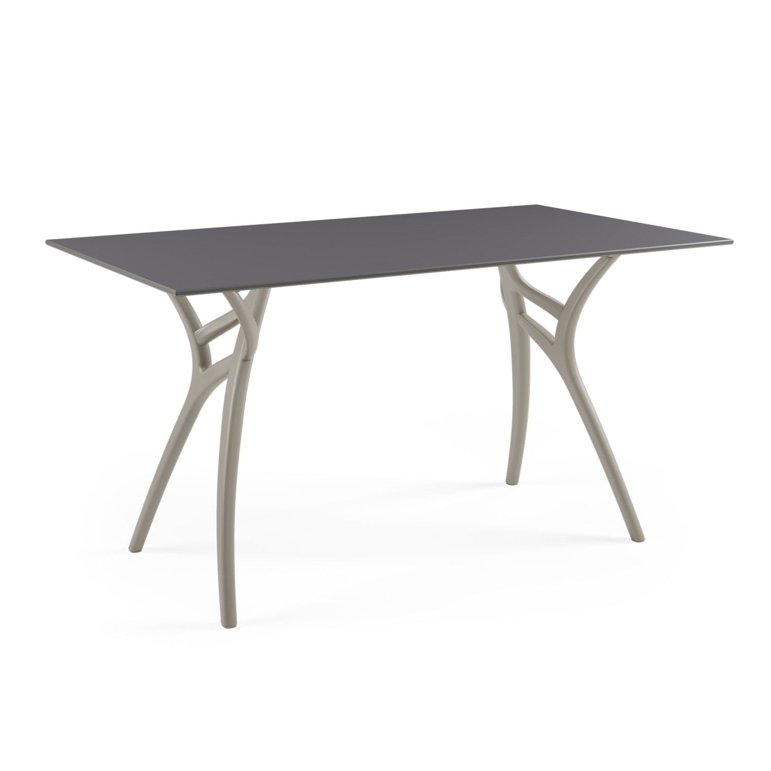 Antrasit Compact Dış Mekan Yemek Masası 80x140